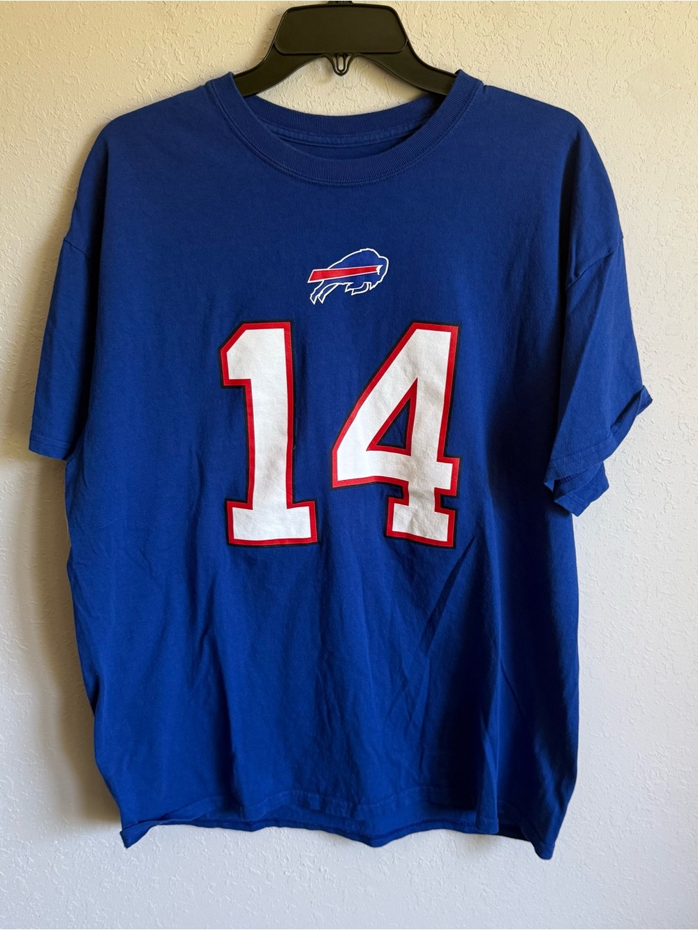 Men’s XL Blue NFL Team Apparel Buffalo Bills Stefan Diggs Sporty Tee Shirt
